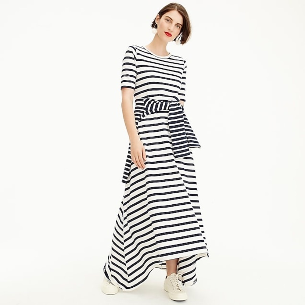 NWT 2019 J. Crew Stripe Knit Maxi Dress!